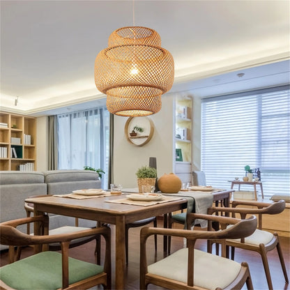 Bamboo Rattan Lamp