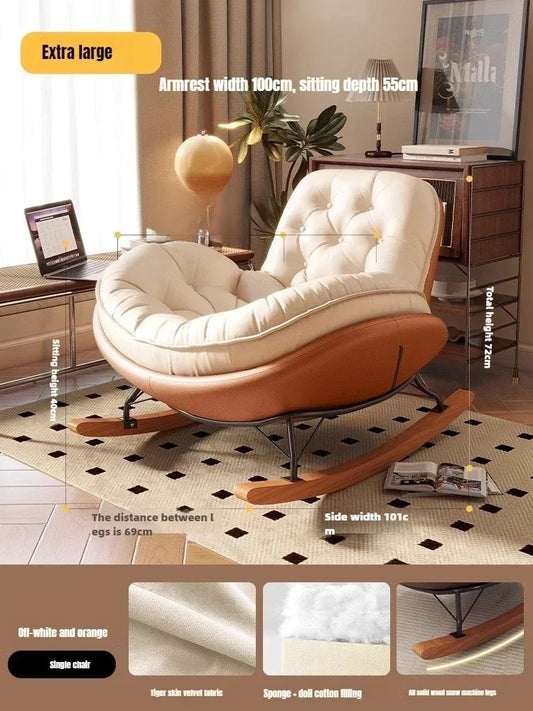 Rocking Chair Can Lie Down or Sleep in Bedroom